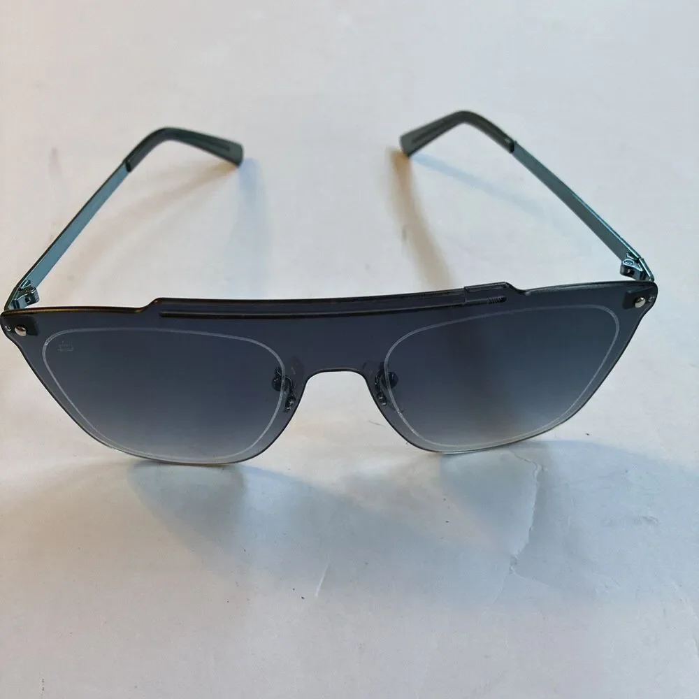 Prive Revaux Shady Business Rimless Blue Gradient Lens Women's Sunglasses